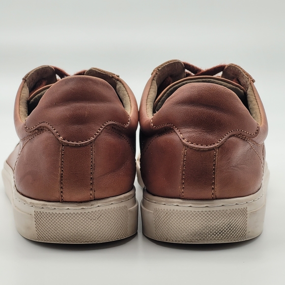 Banana Republic Nicklas Men's Size 10 Cognac Brown Leather Ortholite, Used - Picture 5 of 15